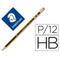 LÁPIS DE GRAFITE STAEDTLER COM BORRACHA NORIS 122