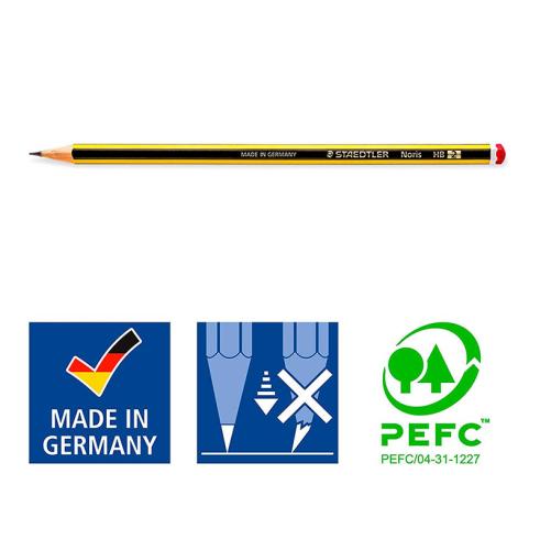 STAEDTLER GRAPHITE LÁPIS NORIS 120 Nº2