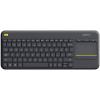 Teclado sem fio Logitech K400 Plus com touchpad para PC/TV