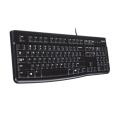 Teclado USB Logitech K120 com Cabo de 1,50 m Preto