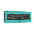 Teclado USB Logitech K120 com Cabo de 1,50 m Preto