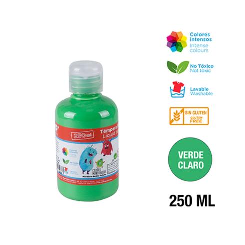 TEMPERA 250ML VERDE CLARO MP