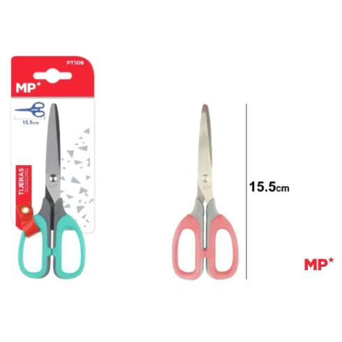 Tesoura com cabo de borracha 14 cm