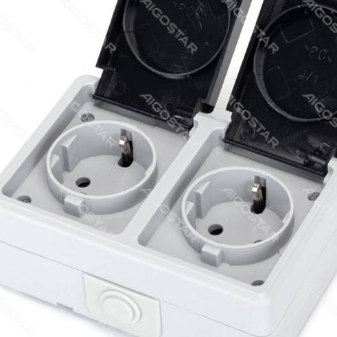 Soquetes de Corrente de Puperfície Schuko