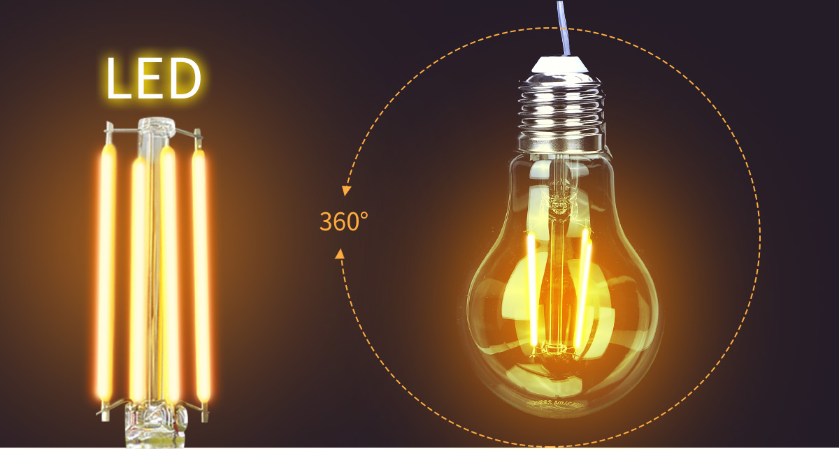 bombilla filamento led