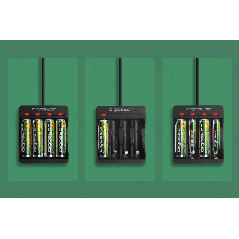 cargador de pilas recargables
